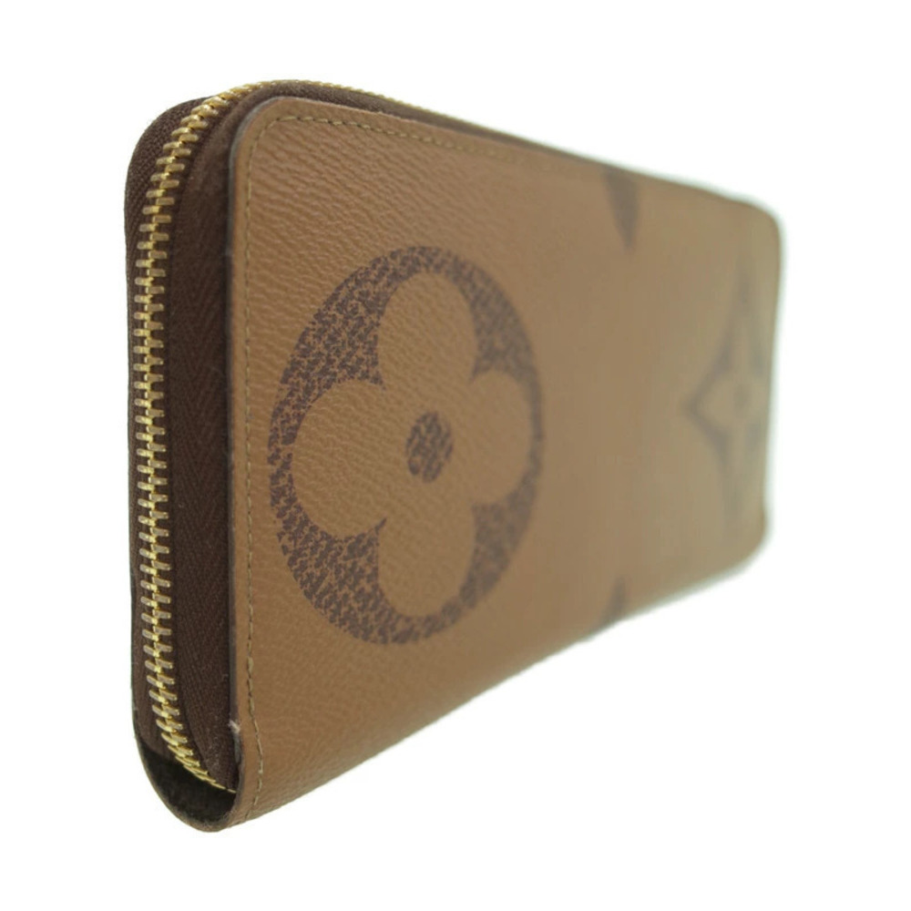 Louis Vuitton Zippy Reverse Monogram Round Zipper Wallet Long Giant